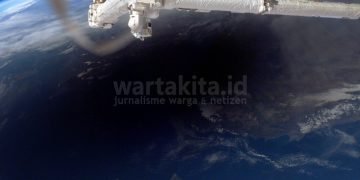 Bagaimana rupa Gerhana Matahari Total dari Stasiun Luar Angkasa Internasional ISS