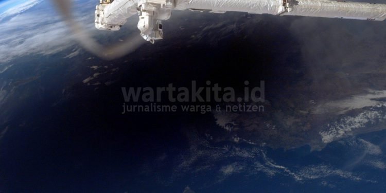 Bagaimana rupa Gerhana Matahari Total dari Stasiun Luar Angkasa Internasional ISS