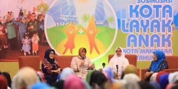 Target Predikat KLA 2019, Indira Berikan Tips ke DP3A Makassar