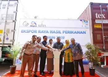 Hadiri Ekspor Raya Perikanan, Iqbal Video Conference dengan Menteri Kelautan dan Perikanan