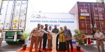 Hadiri Ekspor Raya Perikanan, Iqbal Video Conference dengan Menteri Kelautan dan Perikanan