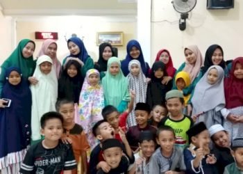Mahasiswa KKN UMI Sukseskan Tahfidz Camp di Pinrang