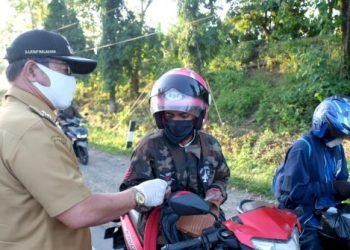 Wabup Gowa Tinjau 6 Titik Pos Pengamanan Perbatasan