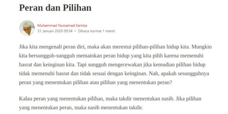 Selamat Jalan Buya Kamba - Utama