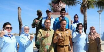 Rossy Timur Hadiri Peresmian Patung Mayjen (Purn) Andi Mattalata