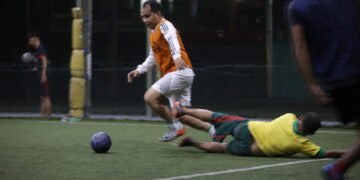 Usai Tes Psikologi, DP Jaga Kondisi Fisik Bermain Futsal - Utama