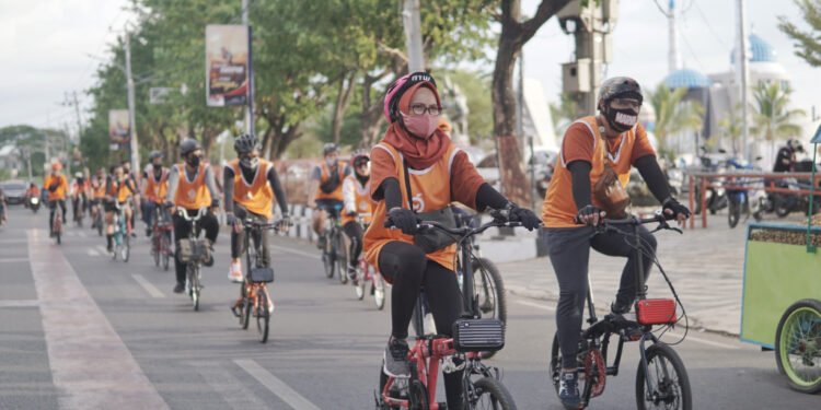 Jaga Kebugaran Tubuh, Orange Muda gelar Fun Bike Ditengah Pandemi Covid 19 Orange Muda