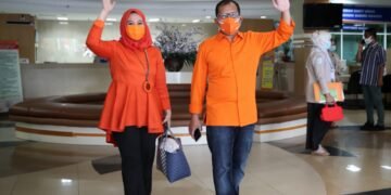Selesai Jalani Tes Kesehatan, Danny-Fatma: Insyaallah Hasilnya Baik - Utama