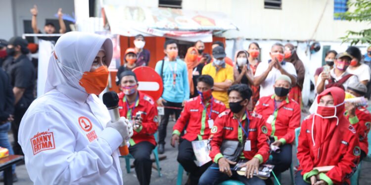 Indira Ajak Pilih Nomor 1, Kita Kembalikan Lorong PKK Menjadi Percontohan Nasional IMG_20201012_214057