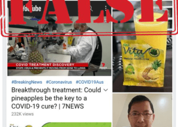 #CekFakta Ekstrak Nanas Bisa Dijadikan Obat Virus Corona