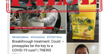 #CekFakta Ekstrak Nanas Bisa Dijadikan Obat Virus Corona