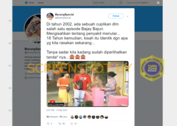 #CekFakta Episode Sitkom Bajaj Bajuri Ramalkan Virus Corona Tahun 2021