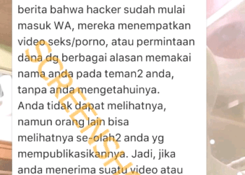 #CekFakta “Hacker Masuk WhatsApp”