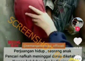 #CekFakta Karena Kelelahan dan Kedinginan Seorang Anak Meninggal di Pinggir Jalan