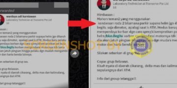 #CekFakta Modus Pencurian Menyemprot Bius ke Helm Pengendara Roda Dua