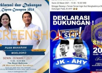 #CekFakta Poster Capres-Cawapers untuk Pilpres 2024