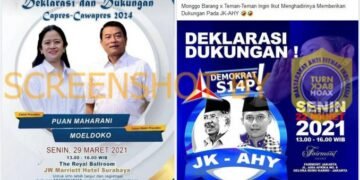 #CekFakta Poster Capres-Cawapers untuk Pilpres 2024