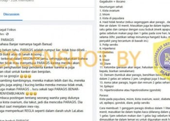 #CekFakta Rumput Paragis untuk Menyembuhkan Kanker
