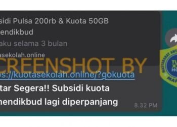 #CekFakta Tautan Subsidi Kuota Internet dan Pulsa Kemendikbud