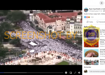 #CekFakta Video “Kuala lumpur pagi tadi ,melawan arogansi cina.