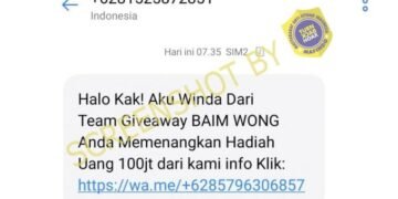 #CekFakta Baim Wong Adakan Giveaway Sebesar Rp100 Juta