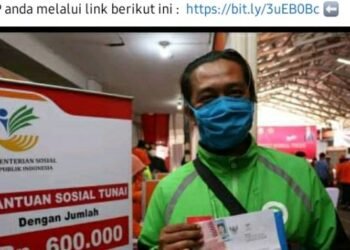 #CekFakta Bantuan Sosial Tunai (BST) 600 Ribu Sudah Dapat Dicairkan