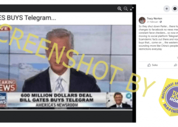 #CekFakta Bill Gates Membeli Telegram