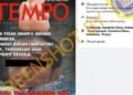 #CekFakta Cover Majalah TEMPO Edisi 29 Oktober 2020 Bergambar Jokowi Ditenggelamkan