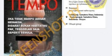 #CekFakta Cover Majalah TEMPO Edisi 29 Oktober 2020 Bergambar Jokowi Ditenggelamkan
