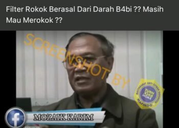 #CekFakta Filter Rokok Mengandung Babi