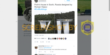 #CekFakta Foto Rumah Putin di Sochi, Rusia