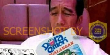 #CekFakta Gambar Jokowi Membaca Komik Doraemon