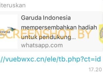 #CekFakta Garuda Indonesia Bagikan Hadiah Gratis dengan Mengisi Link Survei
