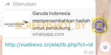 #CekFakta Garuda Indonesia Bagikan Hadiah Gratis dengan Mengisi Link Survei