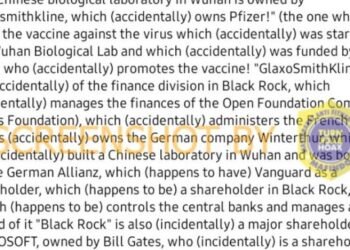#CekFakta GlaxoSmithKline (GSK) Pemilik Pfizer dan Laboratorium Virologi di Wuhan