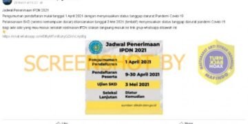 #CekFakta Jadwal Penerimaan IPDN 2021