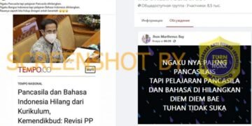 #CekFakta Pancasila dan Bahasa Indonesia Dihapus dari Kurikulum Pendidikan Tinggi