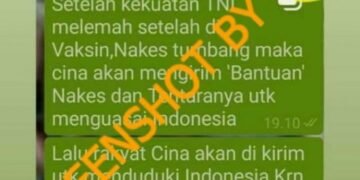 #CekFakta Vaksin Melemahkan Kekuatan TNI