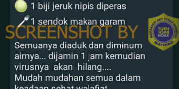 #CekFakta Campuran Air Kelapa Muda, Jeruk Nipis dan Garam dapat Menyembuhkan Covid-19