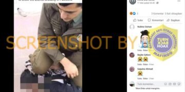 #CekFakta Foto Memperlihatkan Tentara Israel Membunuh Seorang Anak Palestina