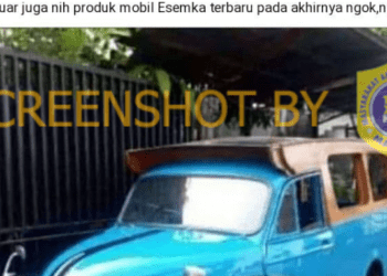 #CekFakta Foto “Produk Mobil Esemka terbaru”