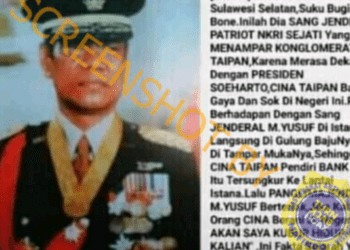 #CekFakta Jenderal Yusuf Menampar Liem Sioe Liong karena Ingin Kuasai Indonesia