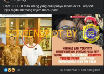 #CekFakta Komnas HAM Boneka Cendana dan Melindungi Teroris Papua