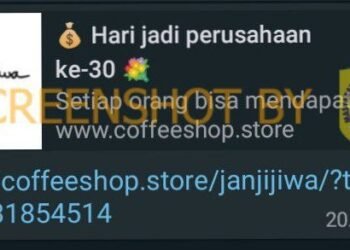 #CekFakta Link Hadiah Perayaan Ulang Tahun ke 30 Kopi Janji Jiwa