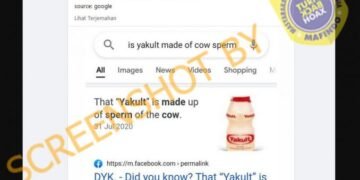 #CekFakta Minuman Probiotik Yakult Terbuat dari Sperma Sapi