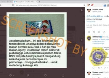 #CekFakta Permen Susu di Banyumas Mengandung Narkoba