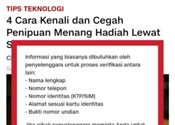 #CekFakta Pesan Giveaway dari Kedas Beauty