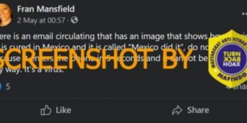 #CekFakta Pesan tentang Foto “Mexico Did It” yang Dapat Retas Ponsel
