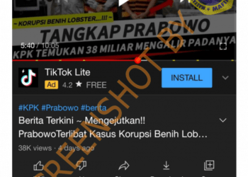 #CekFakta Prabowo Subianto Terlibat Kasus Korupsi Benih Lobster
