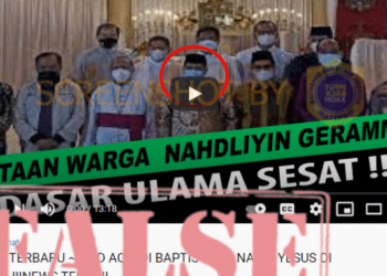 #CekFakta Video Said Aqil Dibaptis Atas Nama Yesus Di Gereja